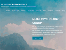 Tablet Screenshot of miamipsychology.com